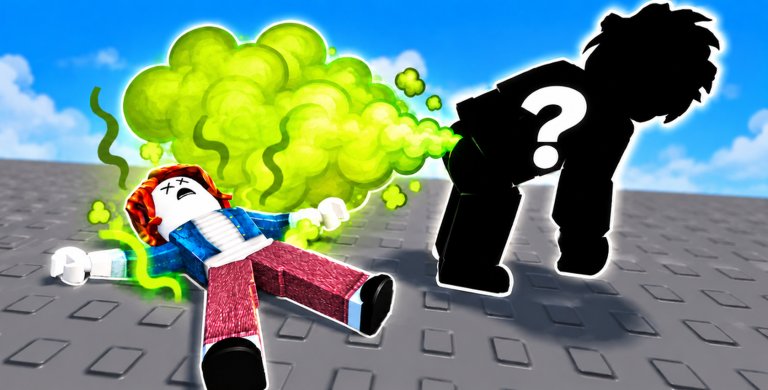 WHO FARTED? Roblox gameplay screenshot showing the party lobby fantasy